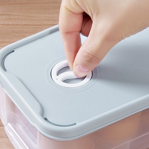 10 Eggs Airtight Storage Box Single Layer 10 Grids -  Lovely Dealz 