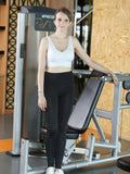 Black Elastic Waist Slim Leggings -  Lovely Dealz 