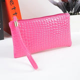 women's clutch bag PU leather Crocodile -  Lovely Dealz 