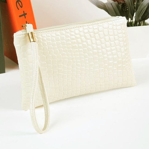 women's clutch bag PU leather Crocodile -  Lovely Dealz 