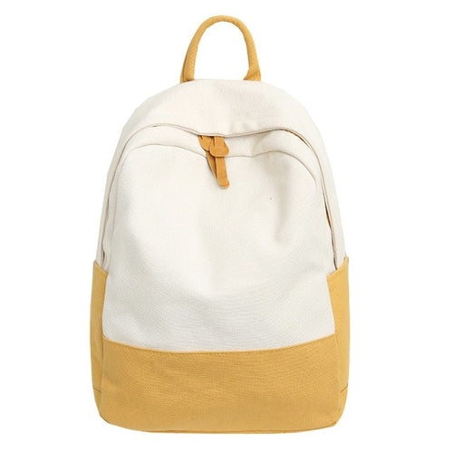 Casual Fashion Women Travel Backpacks Canvas Hit -  Lovely Dealz 