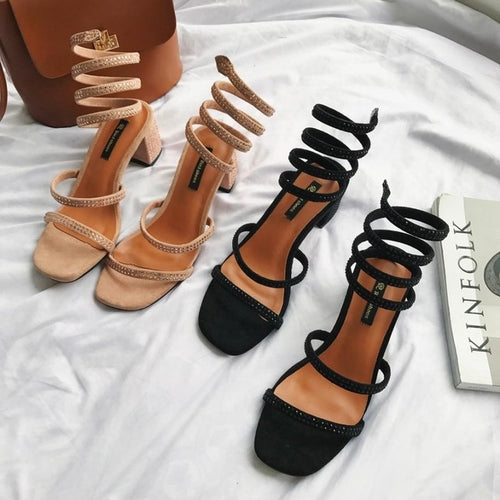 Comfort Women Summer Sandals Fashion Solid Color -  Lovely Dealz 