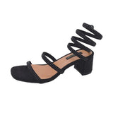Comfort Women Summer Sandals Fashion Solid Color -  Lovely Dealz 