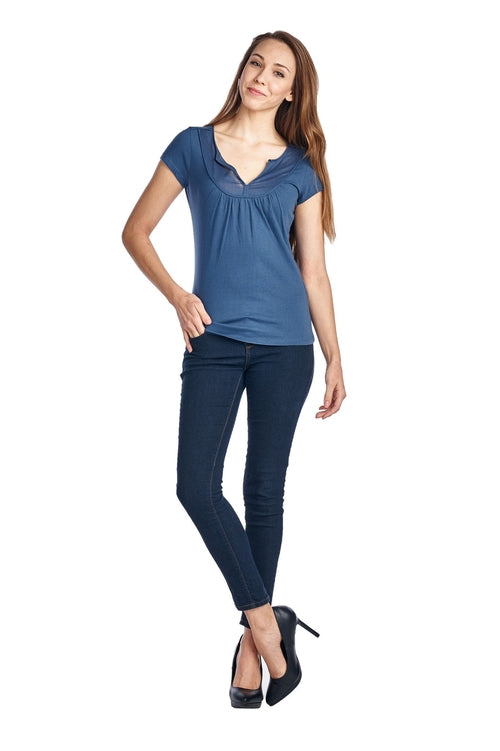 Women's Jersey Short Sleeve Top -  Lovely Dealz 