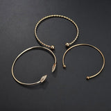 Fabulous 3pcs Women Bracelets Stainless Steel -  Lovely Dealz 