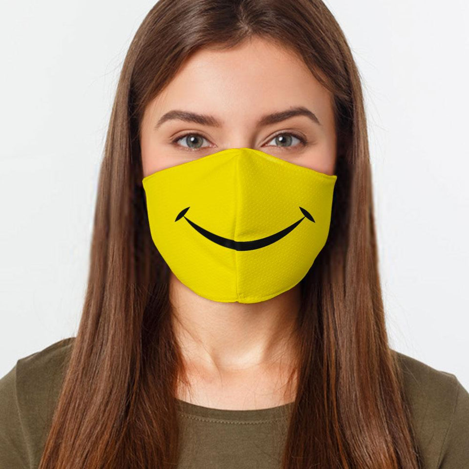 Smiley Face Face Mask Cover