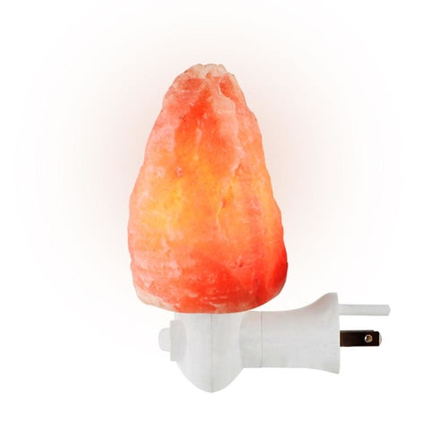 Night Bulb Natural Crystal Himalayan Salt Stone -  Lovely Dealz 