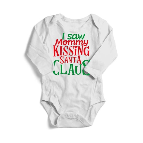 I Saw Mommy Kissing Santa Claus Christmas Baby -  Lovely Dealz 