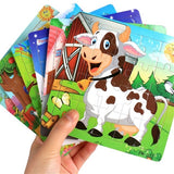 New baby boy girl toys Wooden Puzzle Educational -  Lovely Dealz 