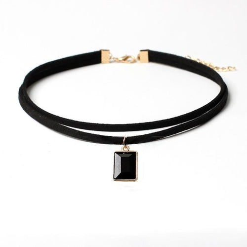 Popular 5 Pieces Choker Necklace Set Stretch -  Lovely Dealz 