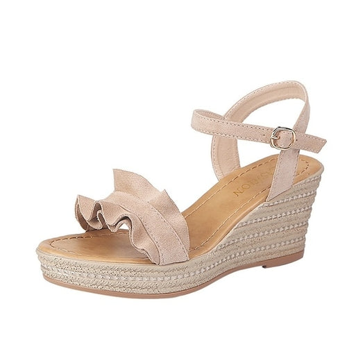 Sexy Sandals Pumps Shoes Fashion Women Wedge Heels -  Lovely Dealz 